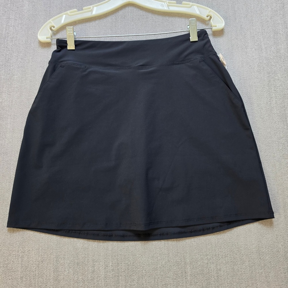 Tommy Bahama Skort Women XS Black Everyday Active Longer Length Pockets